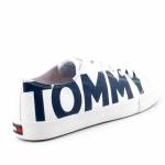 TOMMY HILFIGER T3B4-30274 BIAŁE GRANATOWE SNEAKERSY *DP*