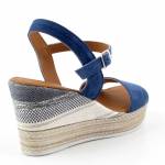 MARCO TOZZI 28347-22 NIEBIESKIE DENIM SANDAŁY *DL*