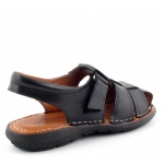 JUCARO 9110 NEGRO CZARNE ESPANA SANDAŁY *ML*