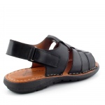JUCARO 9078 NEGRO CZARNE ESPANA SANDAŁY *ML*