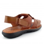JUCARO 9078 CUERO BRĄZOWE ESPANA SANDAŁY *ML*
