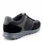GEOX DAMIAN U940HA CZARNE PÓŁBUTY PÓŁBUTY *MP*