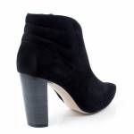 CAPRICE 25316 czarne zamszowe botki damskie *DZ*