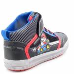 GEOX J164AB ARZACH czarne czerwone trzewiki chłopiece J164AB 05411 C0048 BLACK/RED