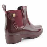 GIOSEPPO 40840 bordowe kalosze damskie Burgundy RAINW