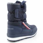 TOMMY HILFIGER T3B5-32103-1234800 granatowe śniegowce młodzieżowe