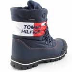 TOMMY HILFIGER T3B5-32098-1233Y019 granatowe śniegowce młodzieżowe
