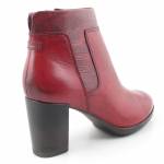 TAMARIS 25347-27 bordowe botki damskie 504 SCARLET/STRUCT
