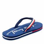 TOMMY HILFIGER T3B8-32265-0058X051 granatowe japonki BLUE/MULTICOLO