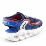 GEOX J25GGA WROOM 014BU C0735 granatowe czerwone sandały chłopięce