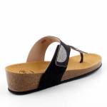 SCHOLL DUBAI FLIP-FLOP MED czarne japonki damskie