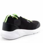 GEOX J25GBA 0006K SPRINTYE C9999 czarne sneakersy młodzieżowe