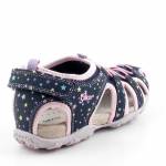 GEOX J25D9A 01550 ROXANNE C0694 granatowe różowe sandały dziewczęce