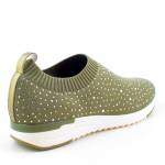 CAPRICE 24700-28 khaki półbuty damskie