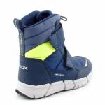GEOX J169XC FLEXYPER 0FU50 C4502 granatowe żółte śniegowce młodzieżowe