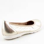 CAPRICE 22150-42 PLATIN METAL. platynowe balerinki damskie wl24