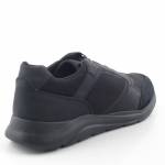 GEOX U26ANB 014EK DAMIANO C9999 BLACK czarne półbuty męskie