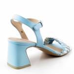 CAPRICE 28320-42 829 LT.BLUE COMB błękitne sandały damskie wl24
