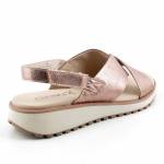 CAPRICE 28703-42 341 TAUPE METALLIC zlote sandaly damskie wl24