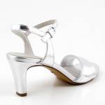 TAMARIS 28008-42 941 SILVER srebrne sandały damskie wl24