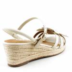 GIOSEPPO SAMSULA 71149-P Off-White Ecri sandały damskie wl24