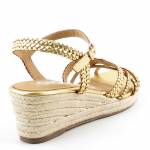 GIOSEPPO LELANT 72076-P Dark Gold złote sandały damskie wl24