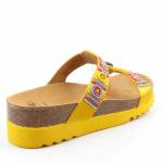 SCHOLL NEW BOGOTA WEDGE MED żółte klapkidamskie wl25 MF266072007