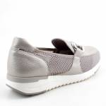 CAPRICE 24536-42 204 GREY COMB bezowe półbuty mokasyny damskie wl25