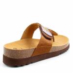 SCHOLL TANISHA MED brązowe różowe japonki damskie wl25 MF313281011
