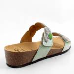SCHOLL ABU DHABI MED seledynowe klapki damskie wl25 MF320281180