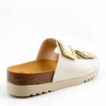 SCHOLL Monterey 2 STRAPS MED ivory klapki damskie MF315541030 OBUWIE MEDYCZNE wl25