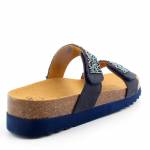 SCHOLL ZAFIRAH MED MF269911871 navy blue/multi klapki damskie wl25