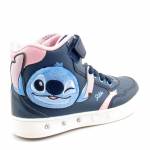 GEOX J568WH 0BCKN C0694 SKYLIN GIRL granatowe różowe półbuty dziewczęce jz25