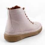 RAVINI VT102-1 SILVER GREY beżowe trzewiki damskie jz25