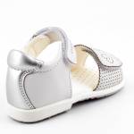GEOX B8221A C0007 VERRED WHITE/SILVER GEOX *KL*