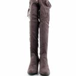 CAPRICE 25504-21 SZARE STRETCH KOZAKI *DZ*