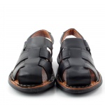 JUCARO 9110 NEGRO CZARNE ESPANA SANDAŁY *ML*