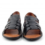 JUCARO 9078 NEGRO CZARNE ESPANA SANDAŁY *ML*