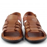 JUCARO 9078 CUERO BRĄZOWE ESPANA SANDAŁY *ML*
