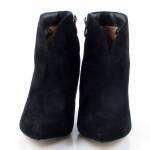 CAPRICE 25316 czarne zamszowe botki damskie *DZ*