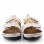 TAMARIS 27510-26 GREY popielate klapki *DL*