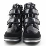 CAPRICE 26424-27 czarne śniegowce damskie 9-9-26425-27 019 BLACK COMB TEX