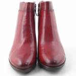 TAMARIS 25347-27 bordowe botki damskie 504 SCARLET/STRUCT