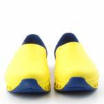 Scholl EVOFLEX żółte granatowe klapki damskie F293782297