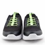 GEOX J25GBA 0006K SPRINTYE C9999 czarne sneakersy młodzieżowe
