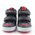 GEOX B26D5D 022HH KILWI C0048 czarne czerwone półbuty dzięcięce