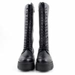 MARCO TOZZI 25603-29 BLACK ANTIC czarne trzewiki damskie