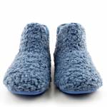 SCHOLL MADDY BOOTIE MED blue niebieskie damskie pantofle MF309091007