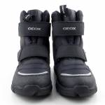 GEOX J169XC FLEXYPER 0FU50 C9999 TEX czarne szare śniegowce młodzieżowe