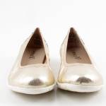 CAPRICE 22150-42 PLATIN METAL. platynowe balerinki damskie wl24